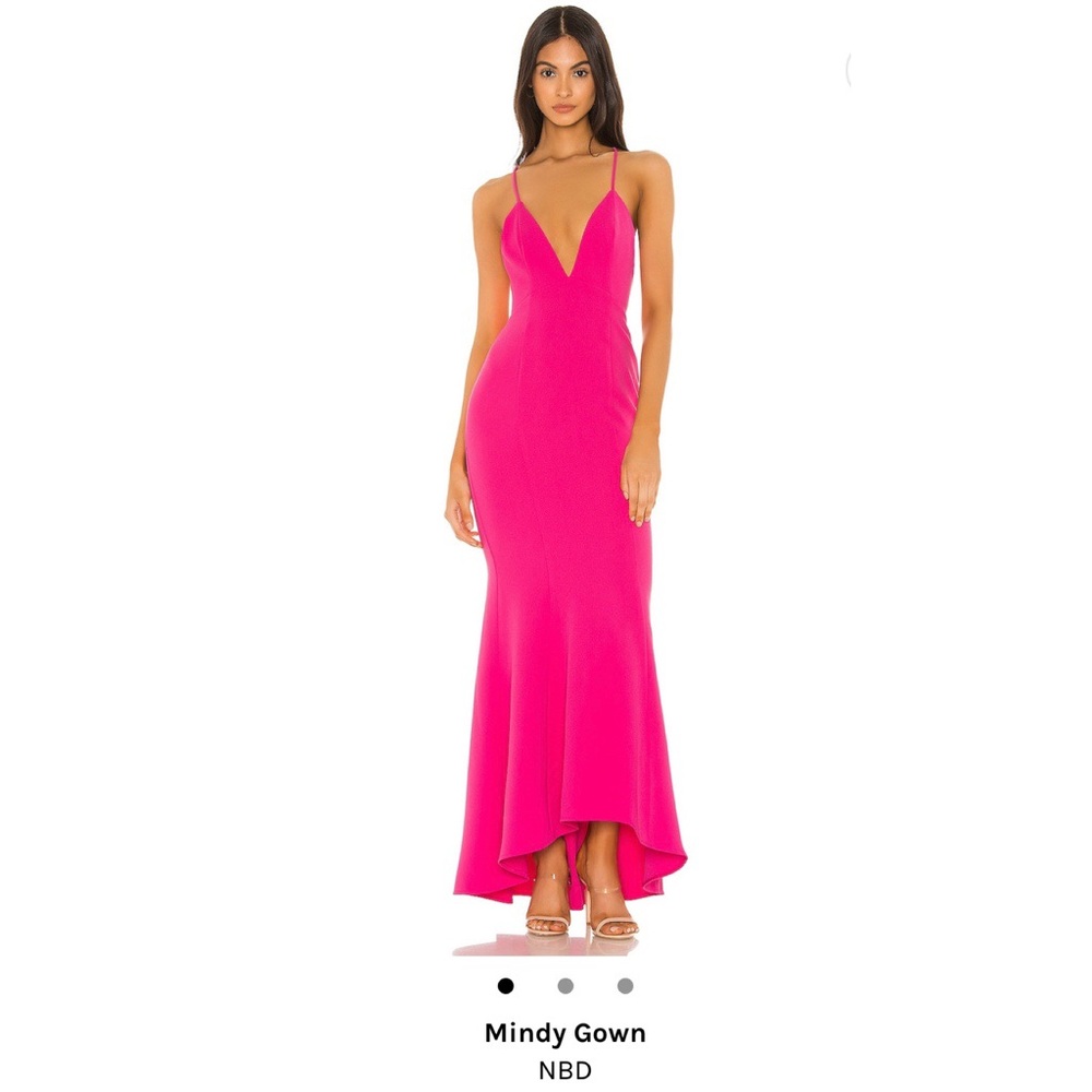 NBD Hot Pink Mindy Gown